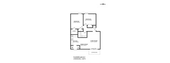 bedroom floor plan | the milano | apartment homes for rent in pittsburgh, pa