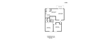 a floor plan for a bedroom house