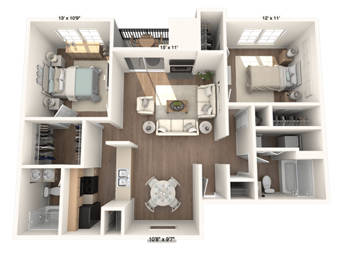 The Sage at 1955 San Antonio, TX Apartments 2BR 2BA