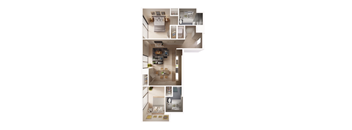 A series of images showing different rooms of a house.
