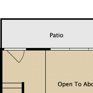 Townhouse B, 1 br, 1 ba, 990 sq. ft.