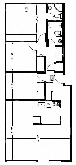 3 Bed - 2 Bath |1138 sq ft 3 Bed - 2 Bath |1138 sq ft