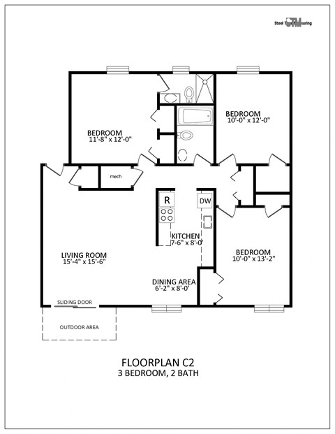 floor plan c3 | the retreat at starkville