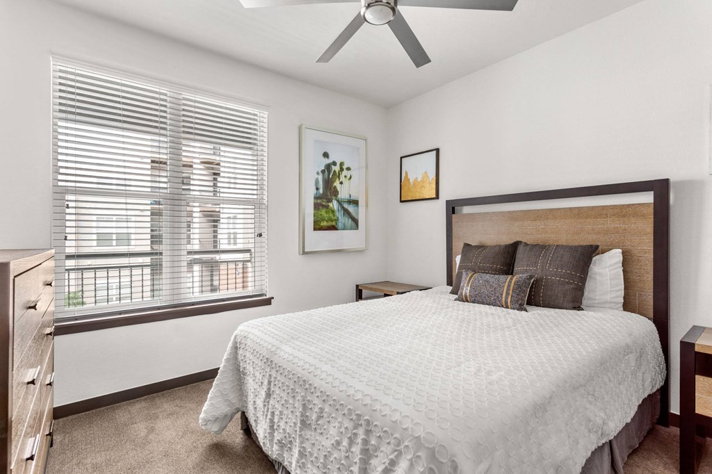 Large main bedrooms with natural light