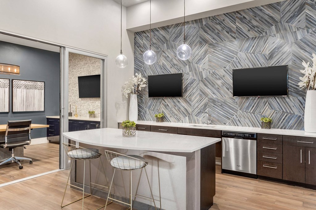 Clubhouse entertaining kitchen