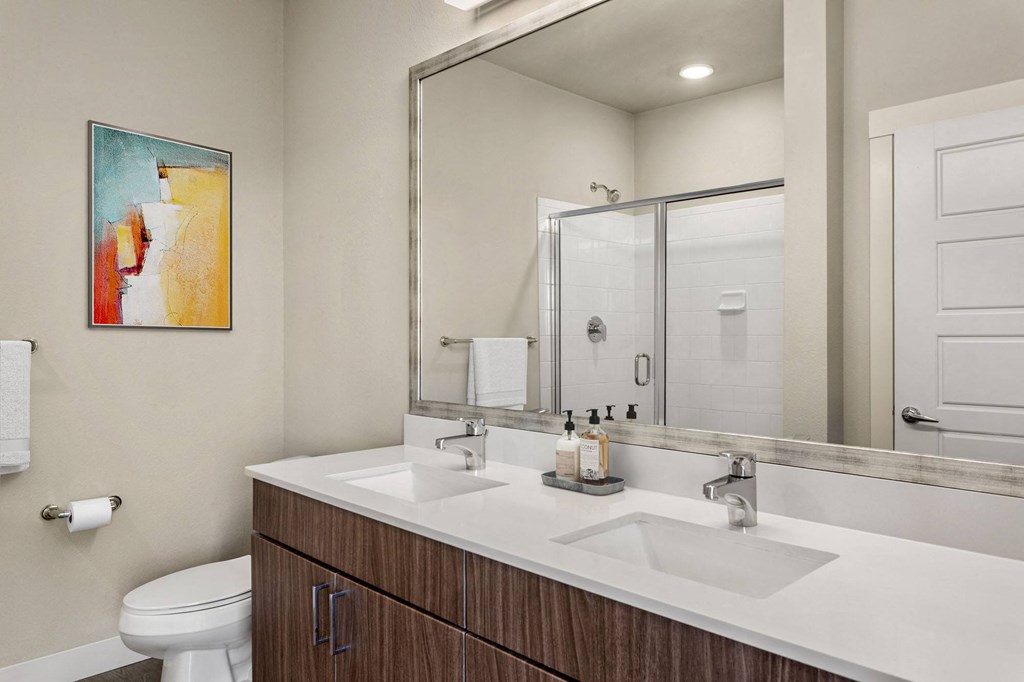 Gateway two bedroom primary bathroom