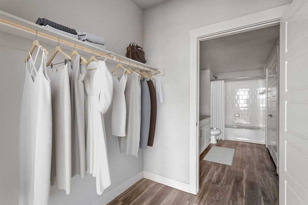 Gateway Arvada one bedroom walkthrough closet