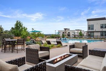 Outdoor Seating Area with Firepit