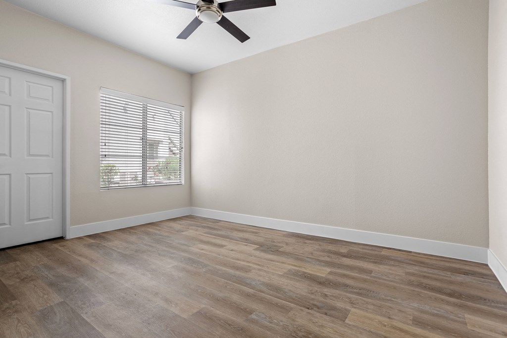 Bedroom in 1 Bedroom/1 Bath Floorplan at Element Apartments Las Vegas Nevada