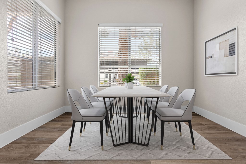 Dining Room 1 Bedroom/1 Bath Floorplan at Element Apartments Las Vegas Nevada
