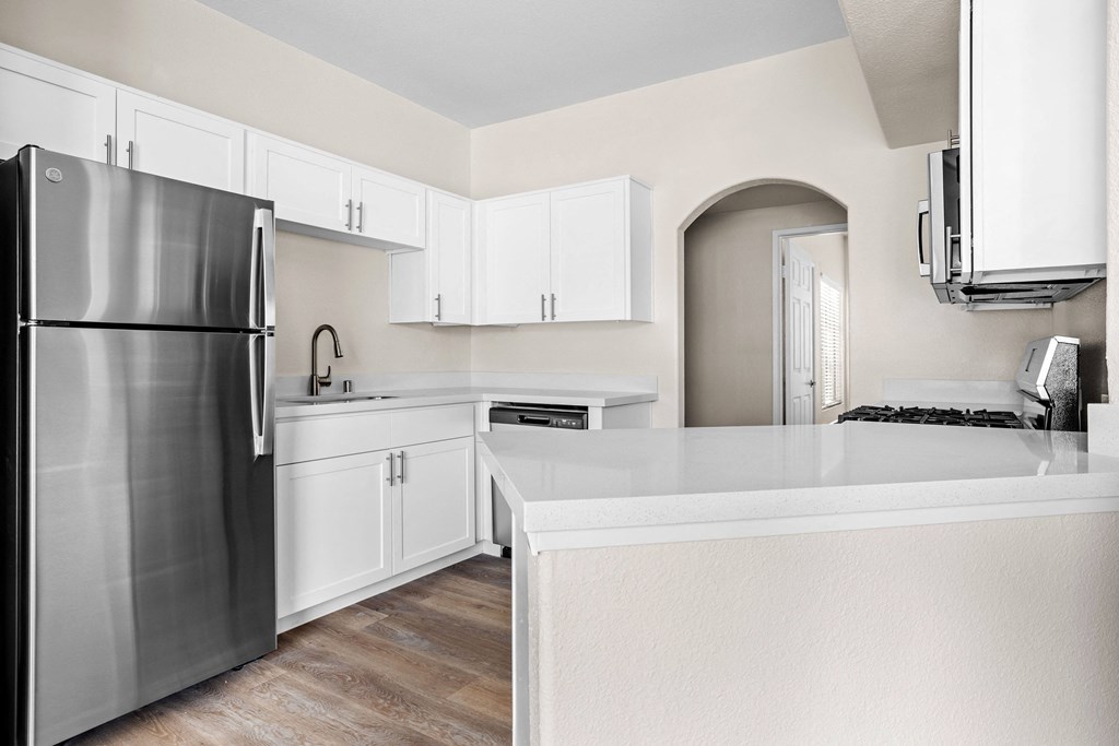 Kitchen 1 Bedroom/1 Bath Floorplan at Element Apartment Homes Las Vegas Nevada
