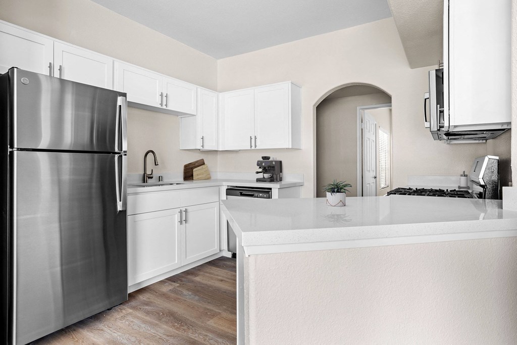 Kitchen 1 Bedroom/1 Bath Floorplan at Element Apartment Homes Las Vegas Nevada