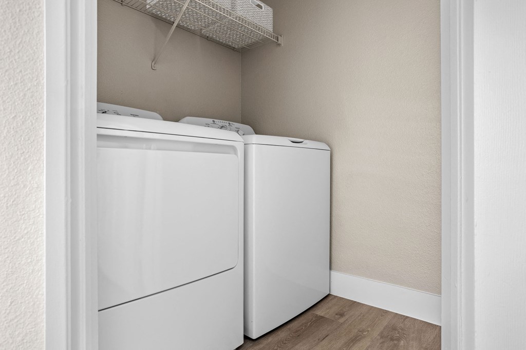 Laundry Area in 1 Bedroom/1 Bath Floorplan at Element Apartment Homes Las Vegas Nevada