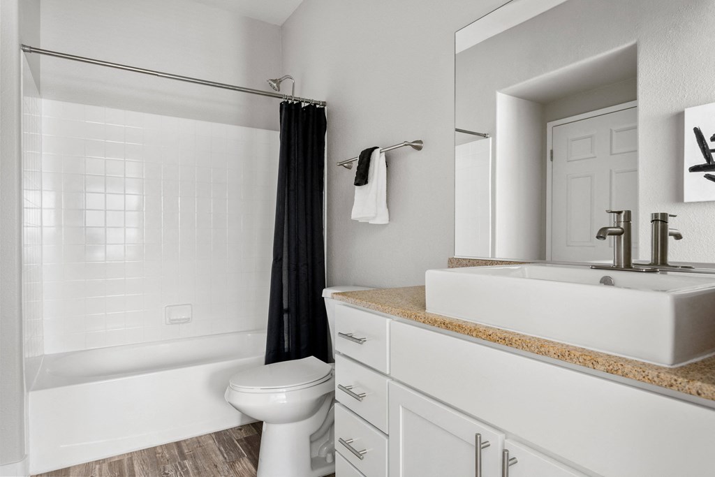 Bathroom in 2 Bedroom/2 Bath Floorplan at Element Apartment Homes Las Vegas Nevada