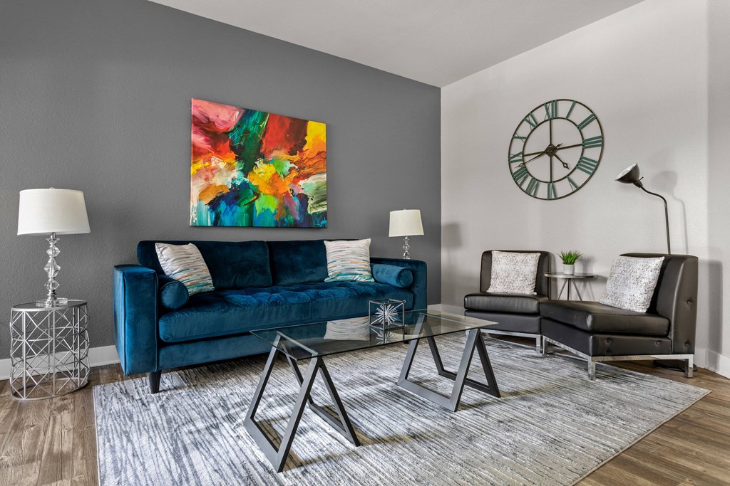 Living Room 2 Bedroom/2 Bath Floorplan at Element Apartment Homes Las Vegas Nevada