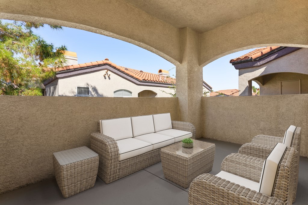 Patio 2 Bedroom/2 Bath Floorplan at Element Apartment Homes Las Vegas Nevada