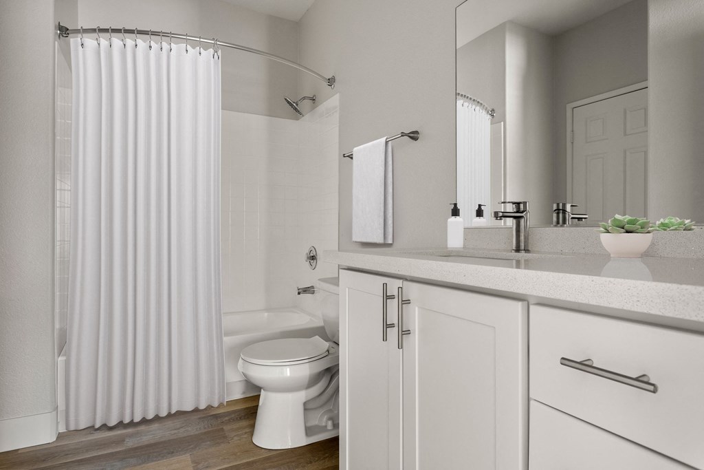 Bathroom in 2 Bedroom/2 Bath Floorplan at Element Apartment Homes Las Vegas Nevada