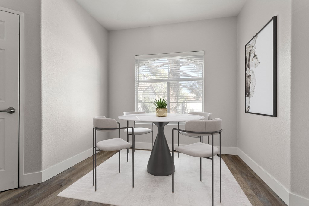 Dining Area in 2 Bedroom/ 2 Bathroom Floorplan at Element Apartment Homes Las Vegas Nevada