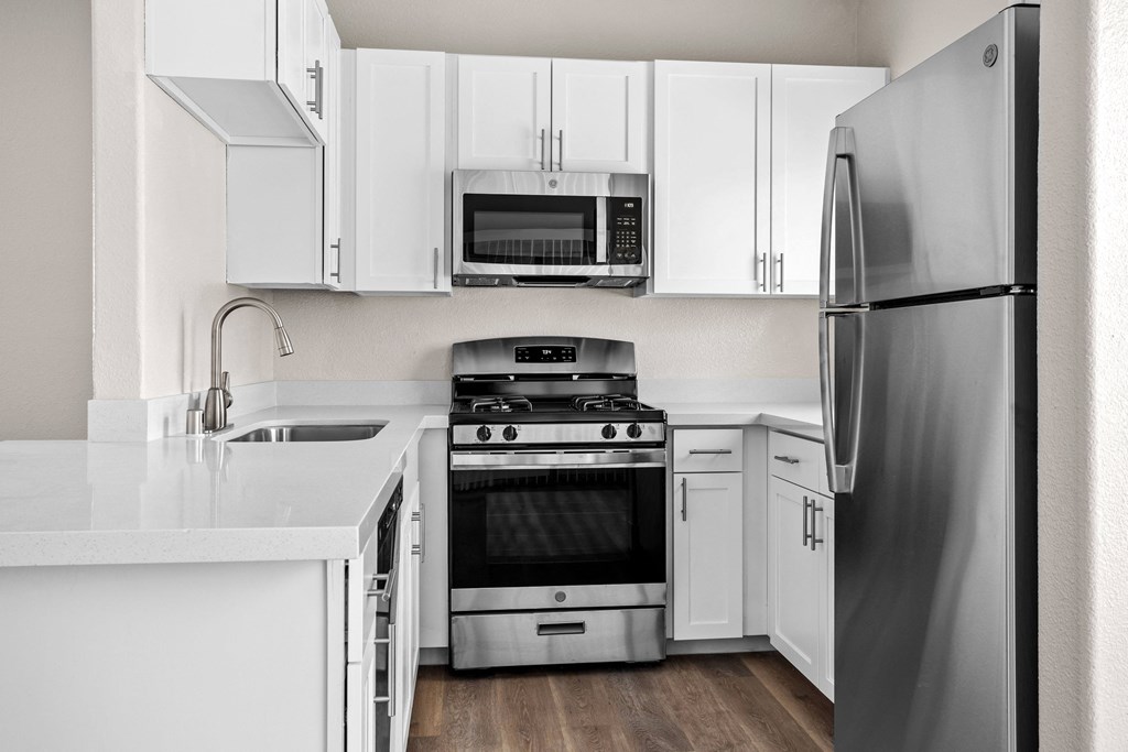 Kitchen in 2 Bedroom/2 Bath Floorplan at Element Apartments Las Vegas Nevada