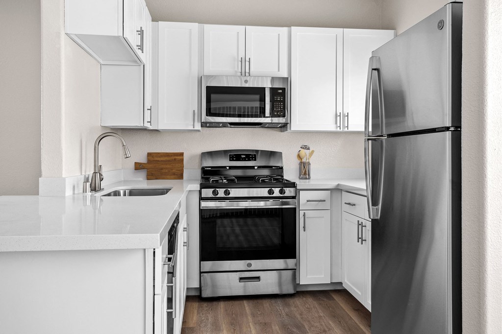 Kitchen in 2 Bedroom/2 Bath Floorplan at Element Apartments Las Vegas Nevada