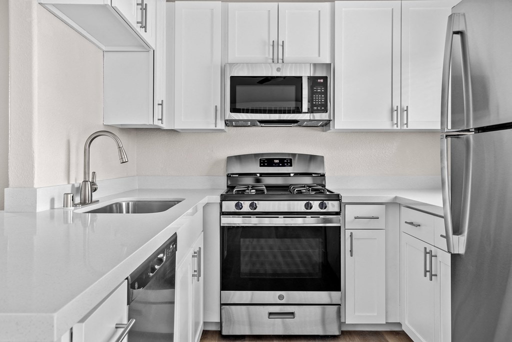 Kitchen in 2 Bedroom/2 Bath Floorplan at Element Apartments Las Vegas Nevada