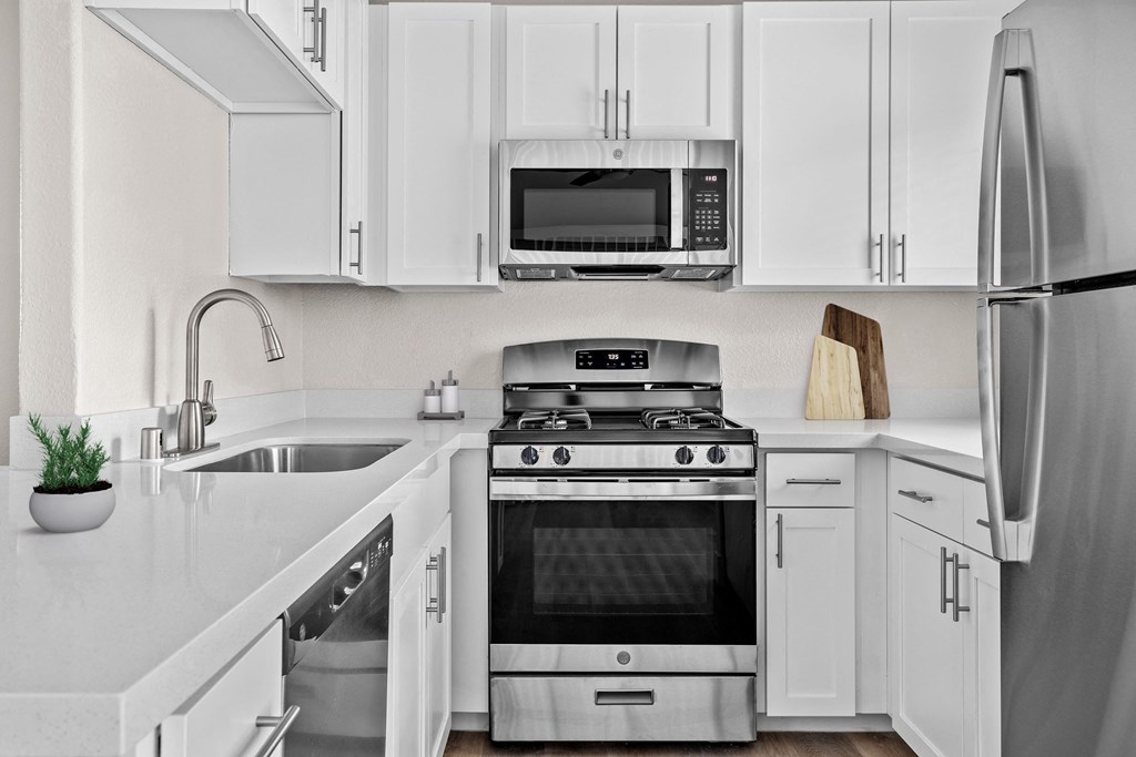 Kitchen in 2 Bedroom/2 Bath Floorplan at Element Apartments Las Vegas Nevada