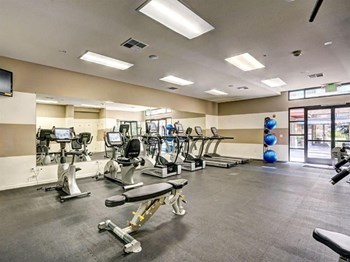 cardio machines in fitness center