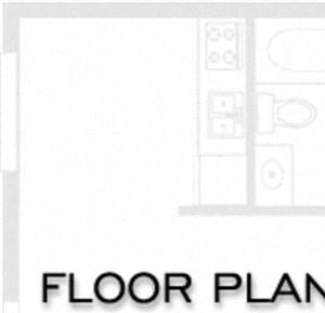 1 Bed, 1 Bath, 735 square feet floor plan Large One Bedroom floor plan image not available