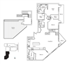 3 Bed 3 Bath 2192 square feet floor plan Residence O