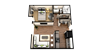 1 Bedroom 1 Bath - Classic