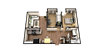 2 Bedroom 1 Bath - Classic
