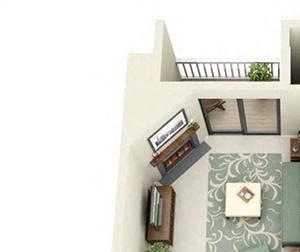1 Bed - 1 Bath |744 sq ft 1 Bed - 1 Bath |744 sq ft