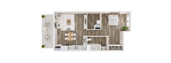 studio apartment floor plan