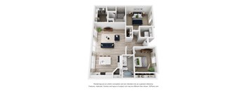 a floor plan of a 1 bedroom192 sq ft house