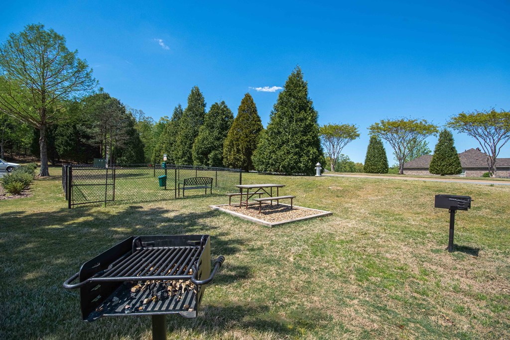 Outside area to have a bbq, picnic, park tables and plenty of open sapce