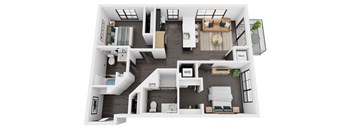 this is a an apartment at carbon31 with 944 square feet