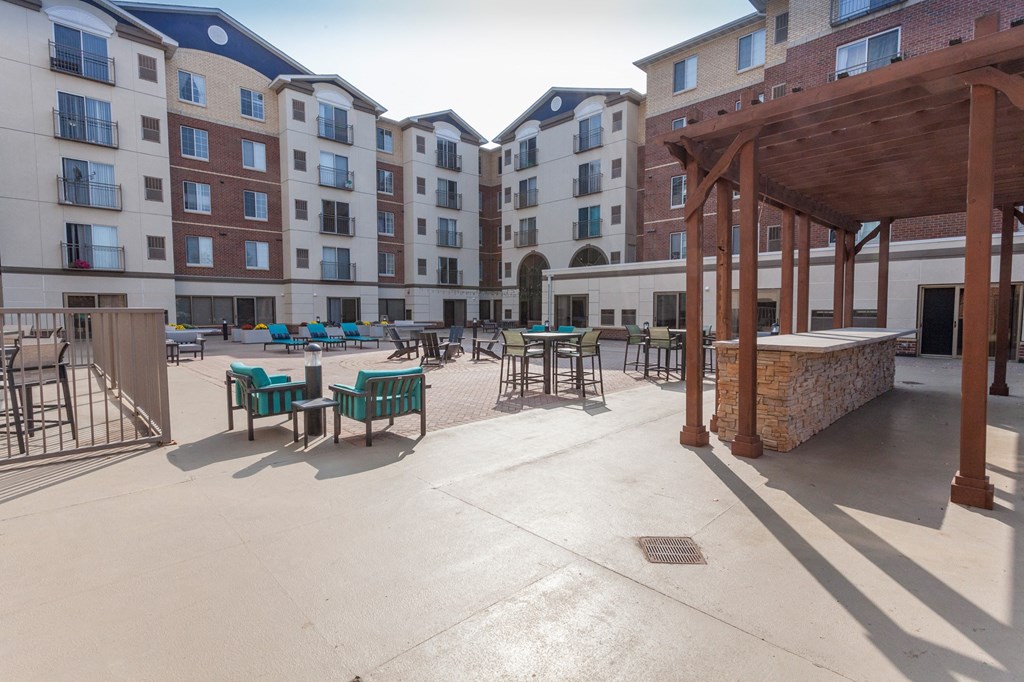 outdoor commons area