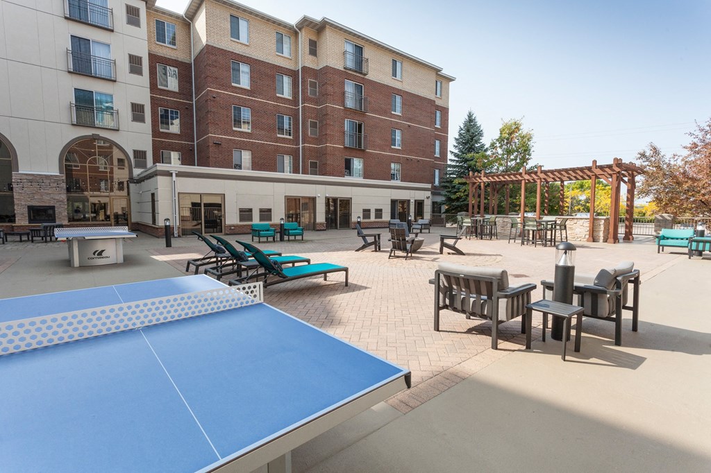 outdoor ping pong table