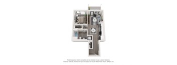 bedroom floor plan | luxury apartments in towson md | the southerly