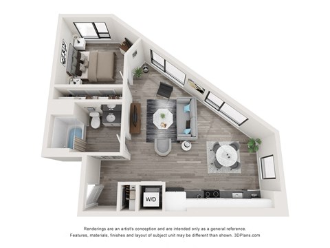 bedroom floor plan | apartments in pittsburgh pa | the alden