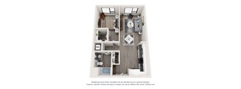 bedroom floor plan at the villas of san luis obispo