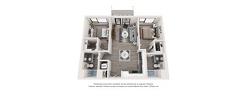 bedroom floor plan an open concept living room and kitchen with a large eat in kitchen