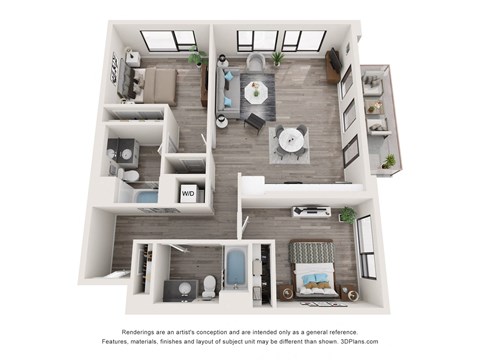 bedroom floor plan an open concept living room and kitchen with a large eat in kitchen