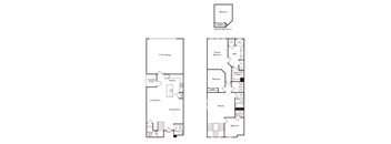 A floor plan of a house with a living room, dining room, kitchen, and multiple bathrooms.