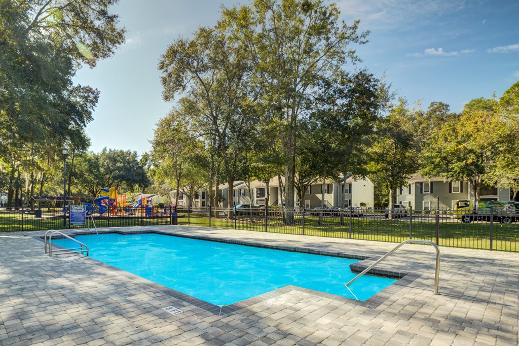 Chelsea Apartments in Gainesville Florida photo of sparkling pool
