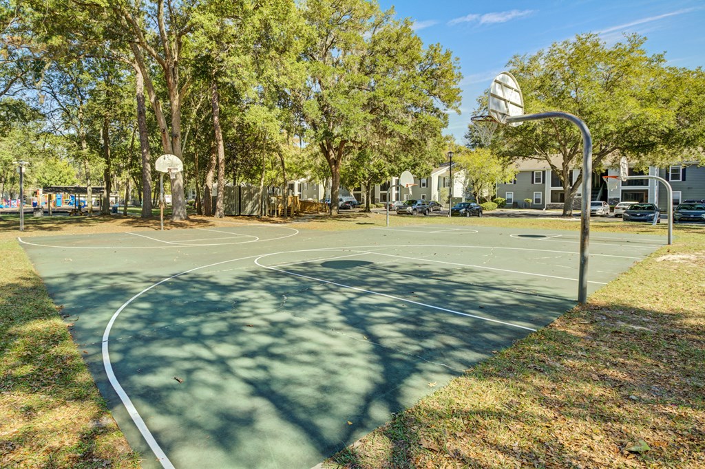 Chelsea Apartments in Gainesville Florida photo of basketball court