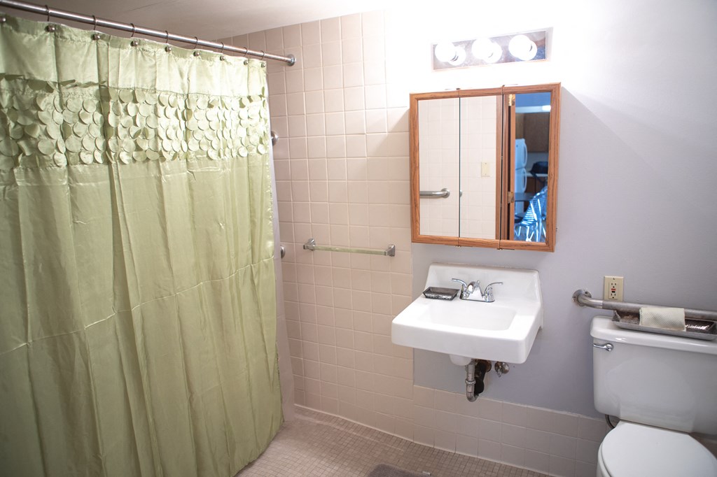 bathroom with shower