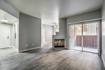 Unfurnished Living Room with Balcony Access