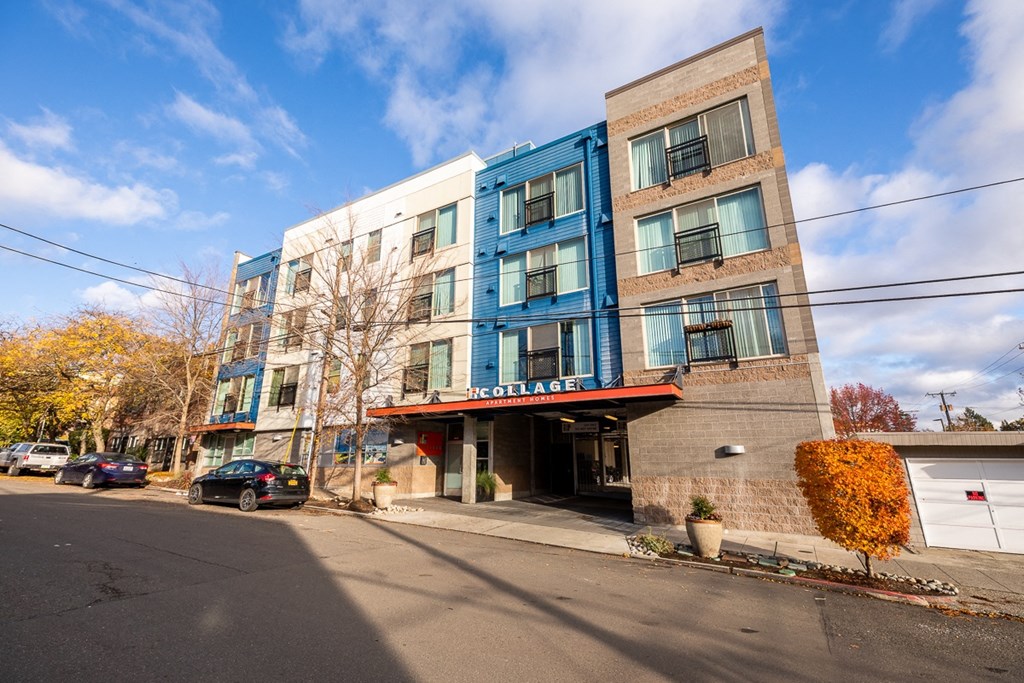 Mid-rise building located