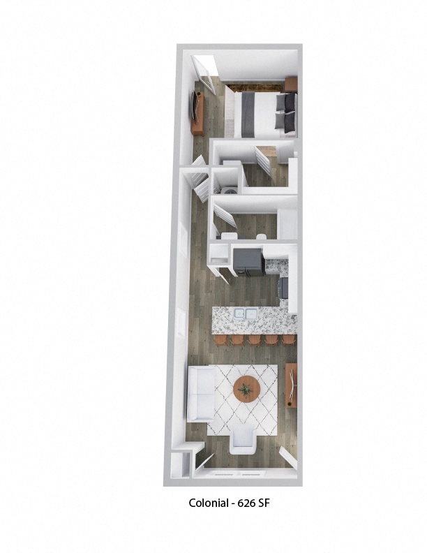 a floor plan of a house with a white background